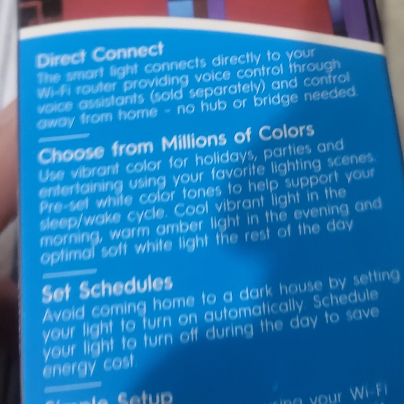 Brand new inbox direct connect Smart bulb 800 lumens works with Alexa and Google - Picture 5 of 10